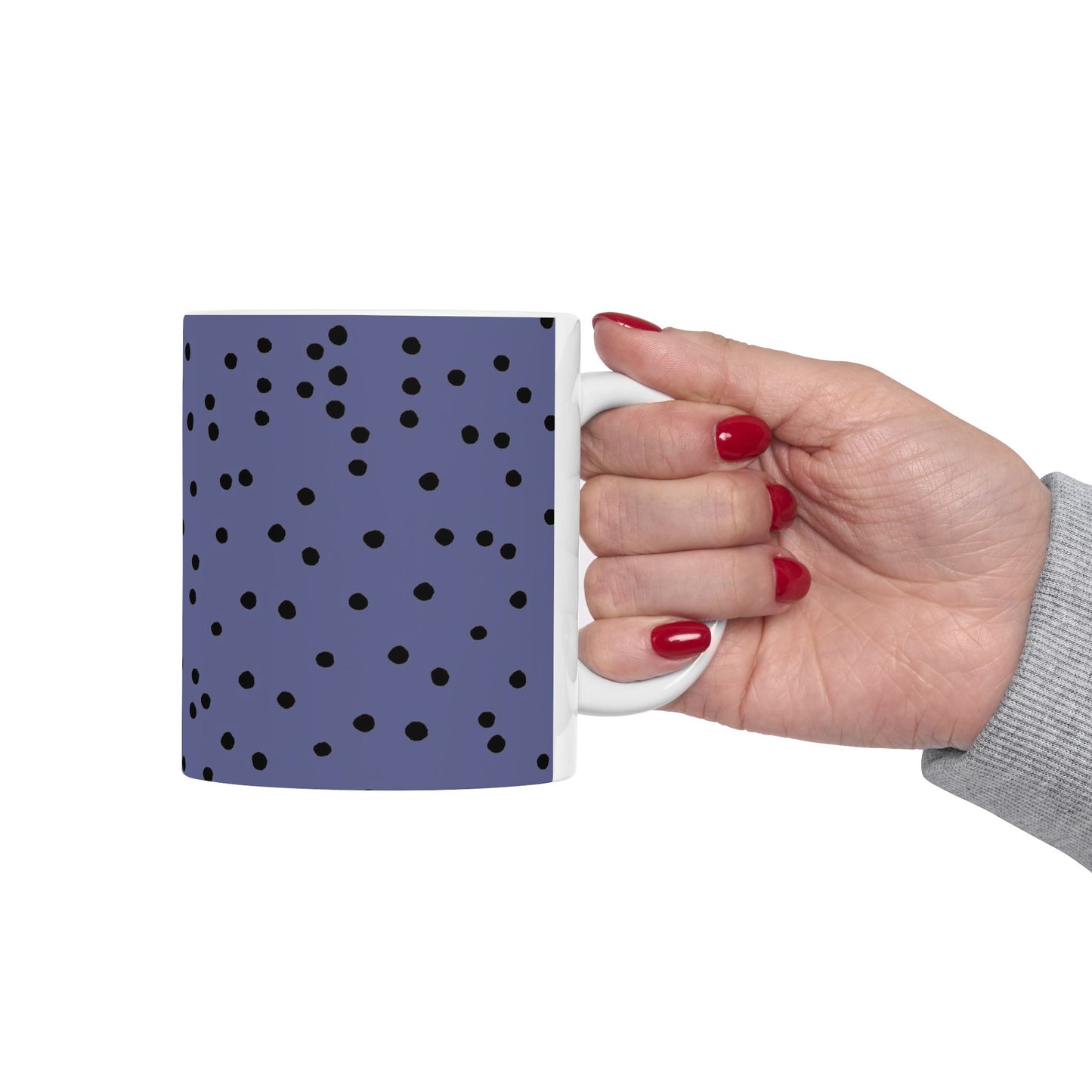 Dinky Dots Teal / Black Cup