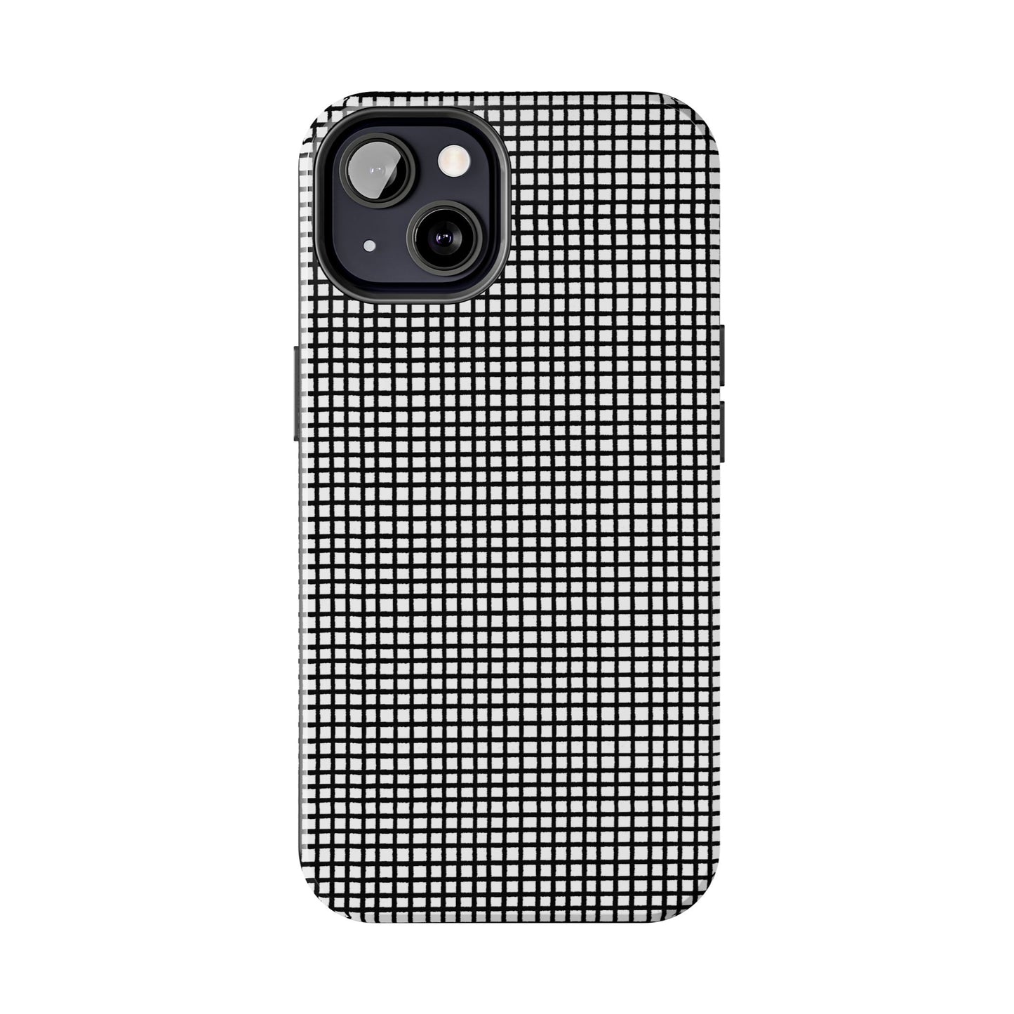 Chipper Check Black Phone Case
