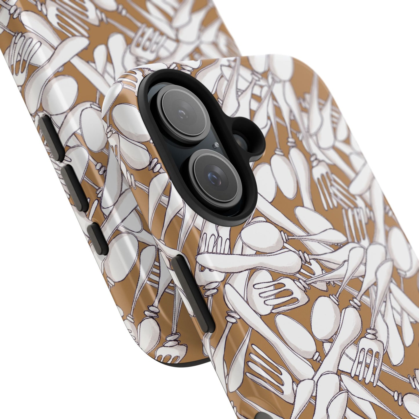 Silverware Wars Brown Phone Case