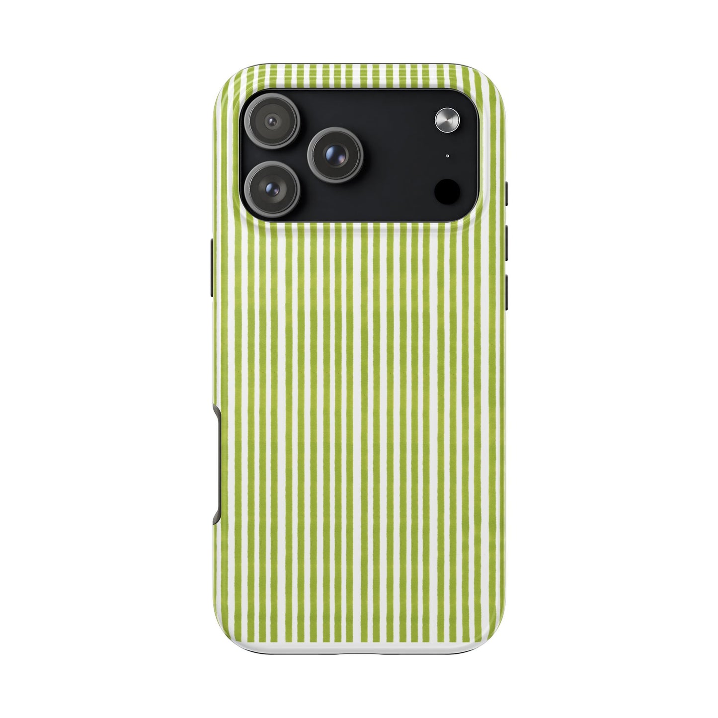 Lazy Stripe Lime Phone Case