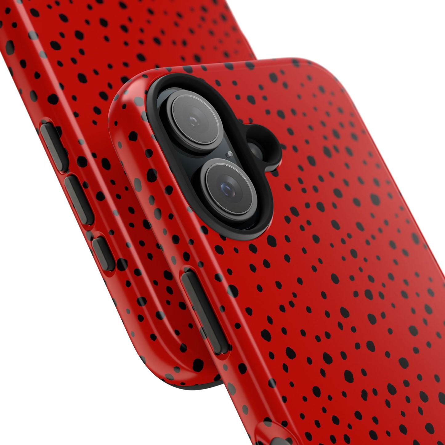 Pepper Dots Red / Black Phone Case