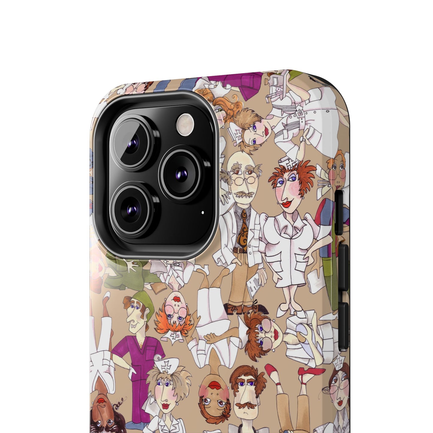 Diverse Nurse Khaki Phone Case