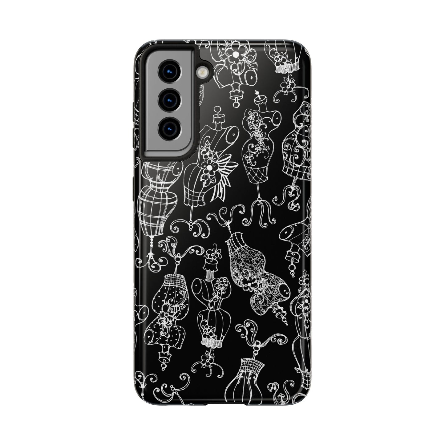 Mannequinique Black / White Phone Case