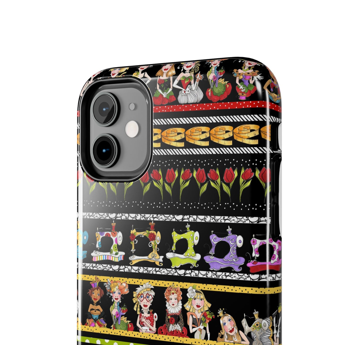 Curious Border Black Phone Case