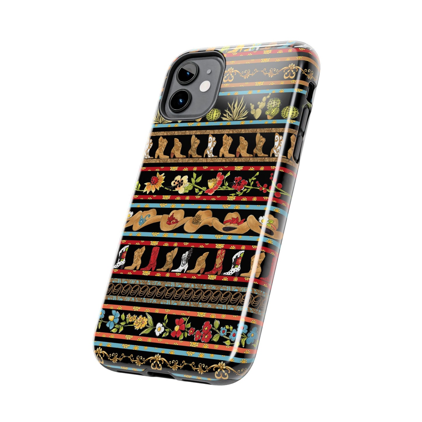 Whoa Borders Black Phone Case