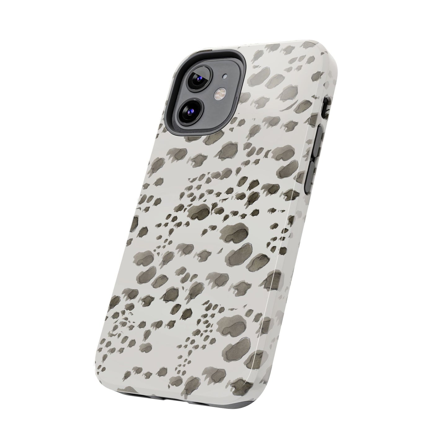 Kitty Dots Gray Phone Case
