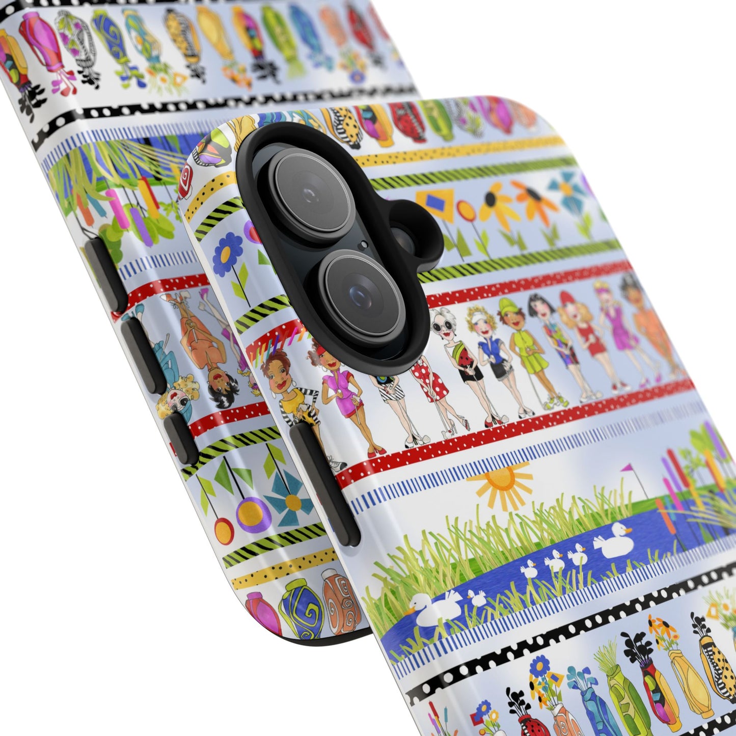 Golf Borders Blue Sky Phone Case