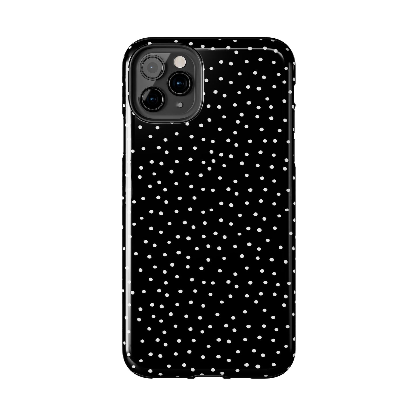 Dinky Dots Black / White Phone Case