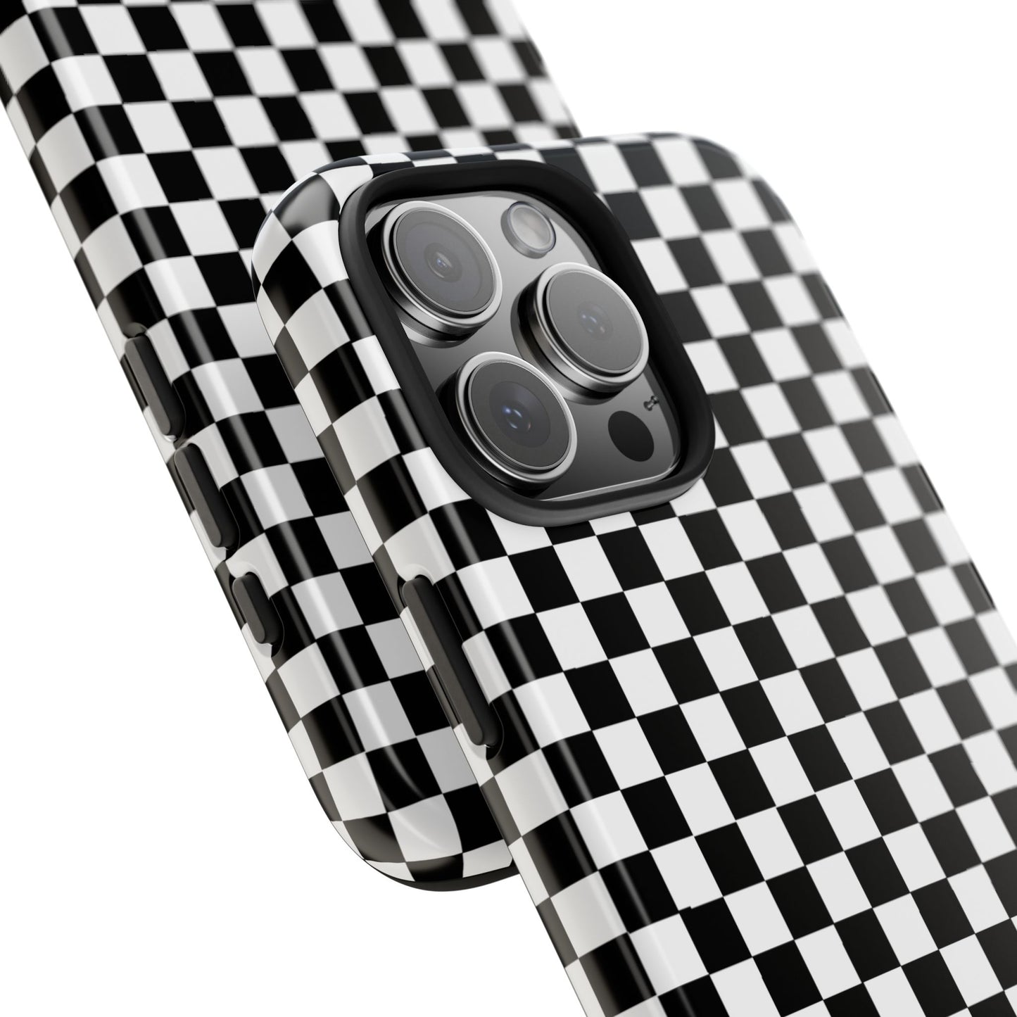 Checkerboard Black / White Phone Case