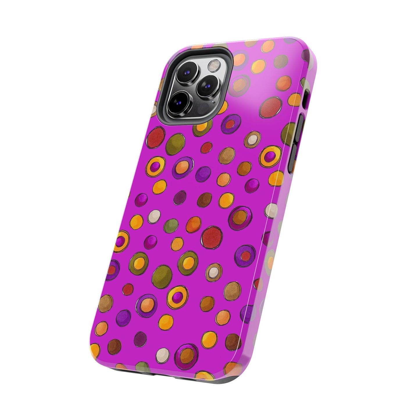 Double Dot Fuchsia Phone Case
