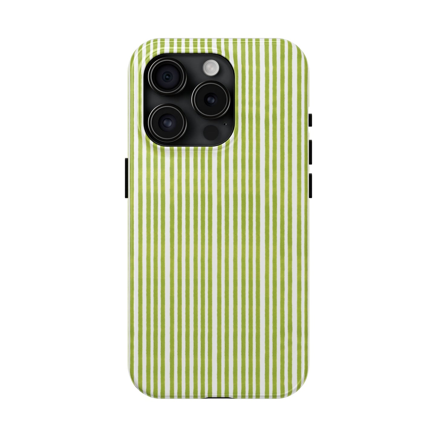 Lazy Stripe Lime Phone Case