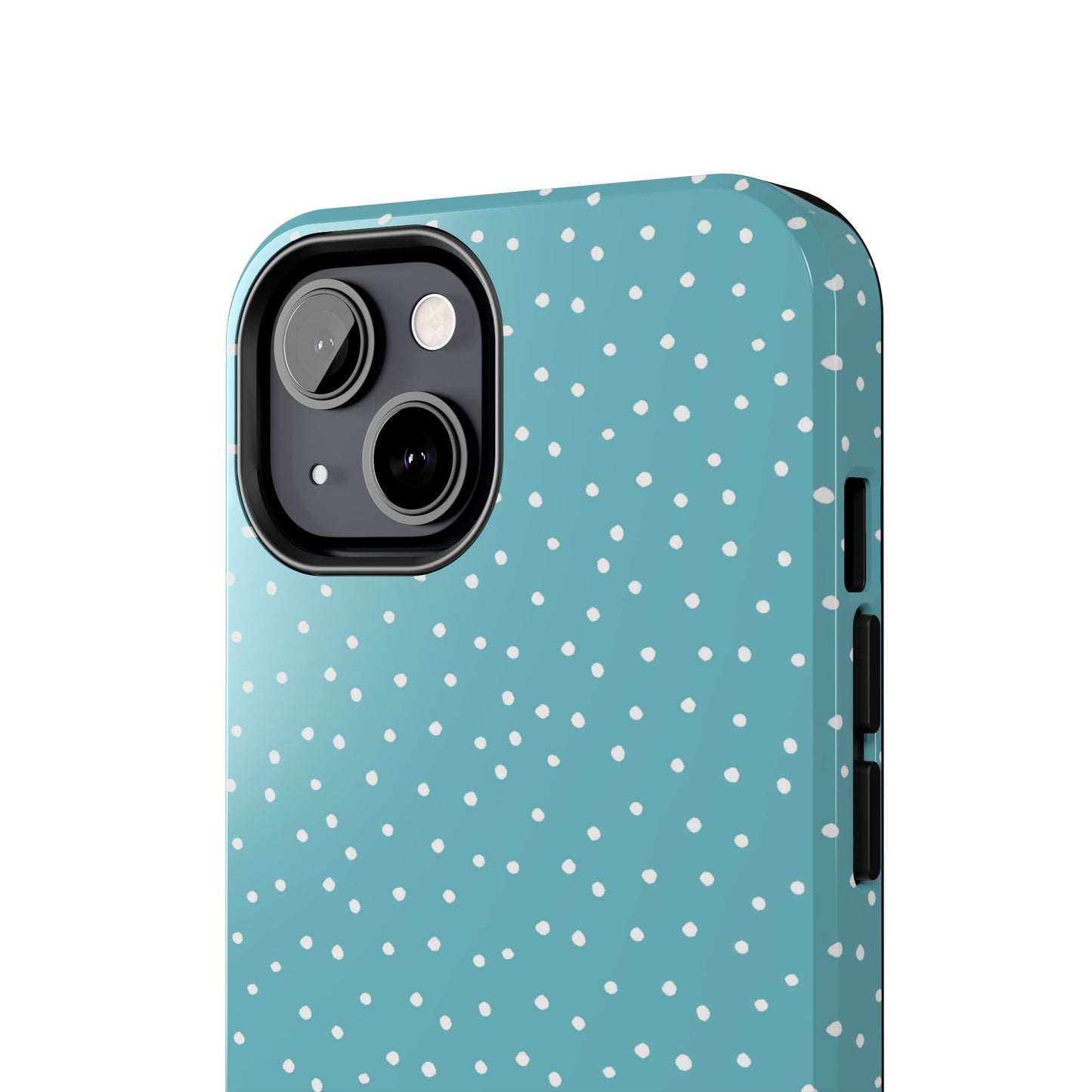 Dinky Dots Turquoise / White Phone Case