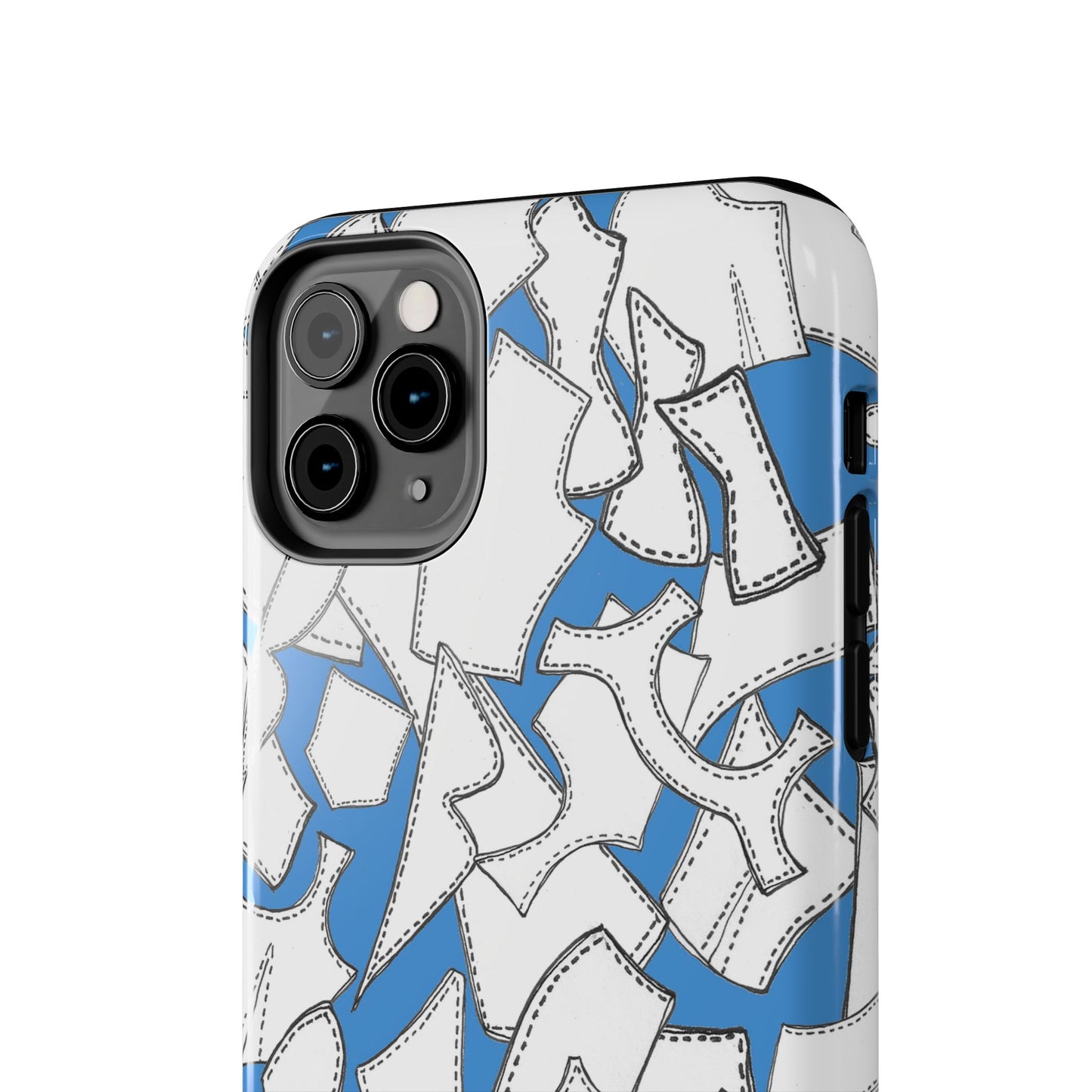 Pattern Pieces Turquoise Phone Case