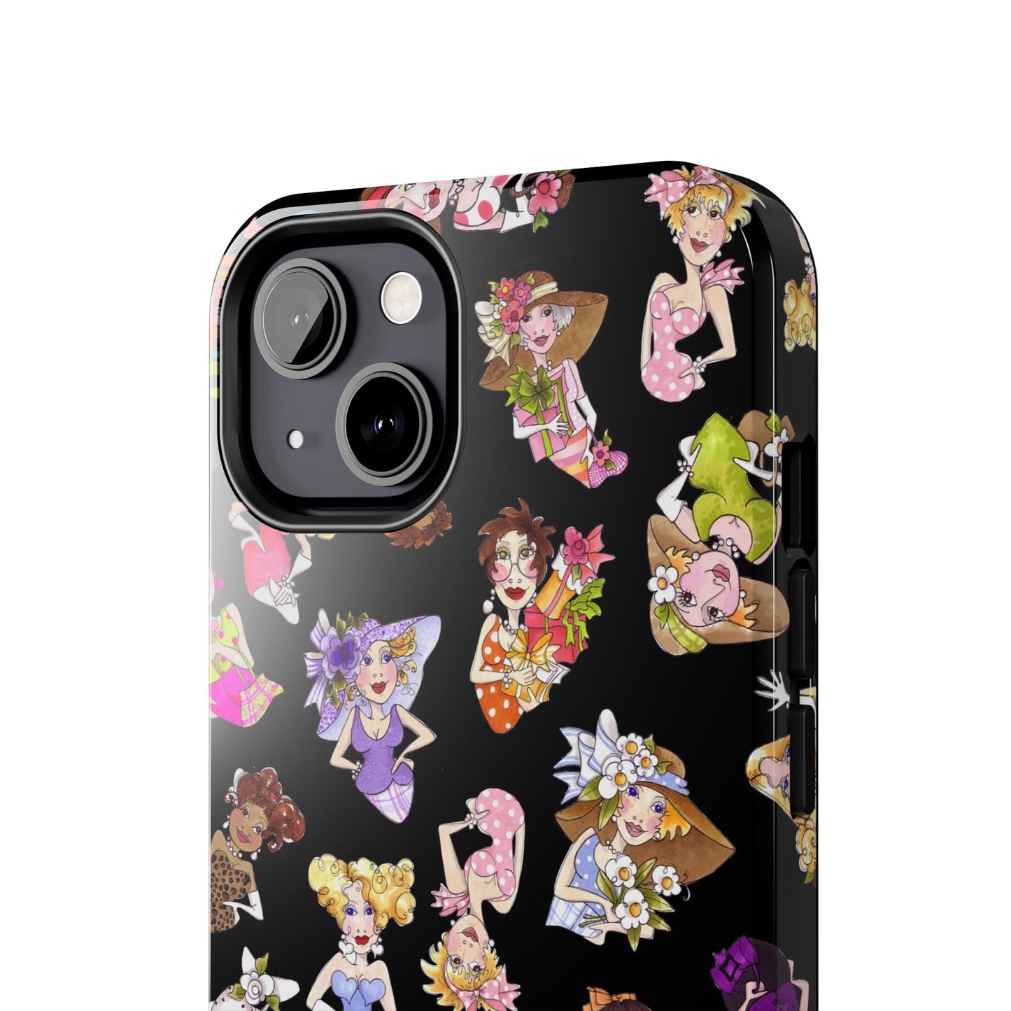 Fast Women Tossed Black Phone Case