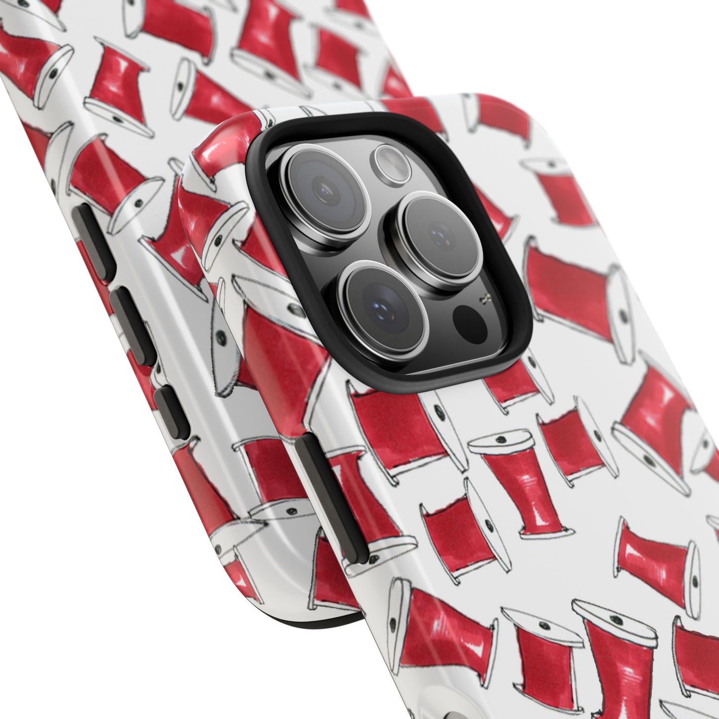 Red Thread White Phone Case