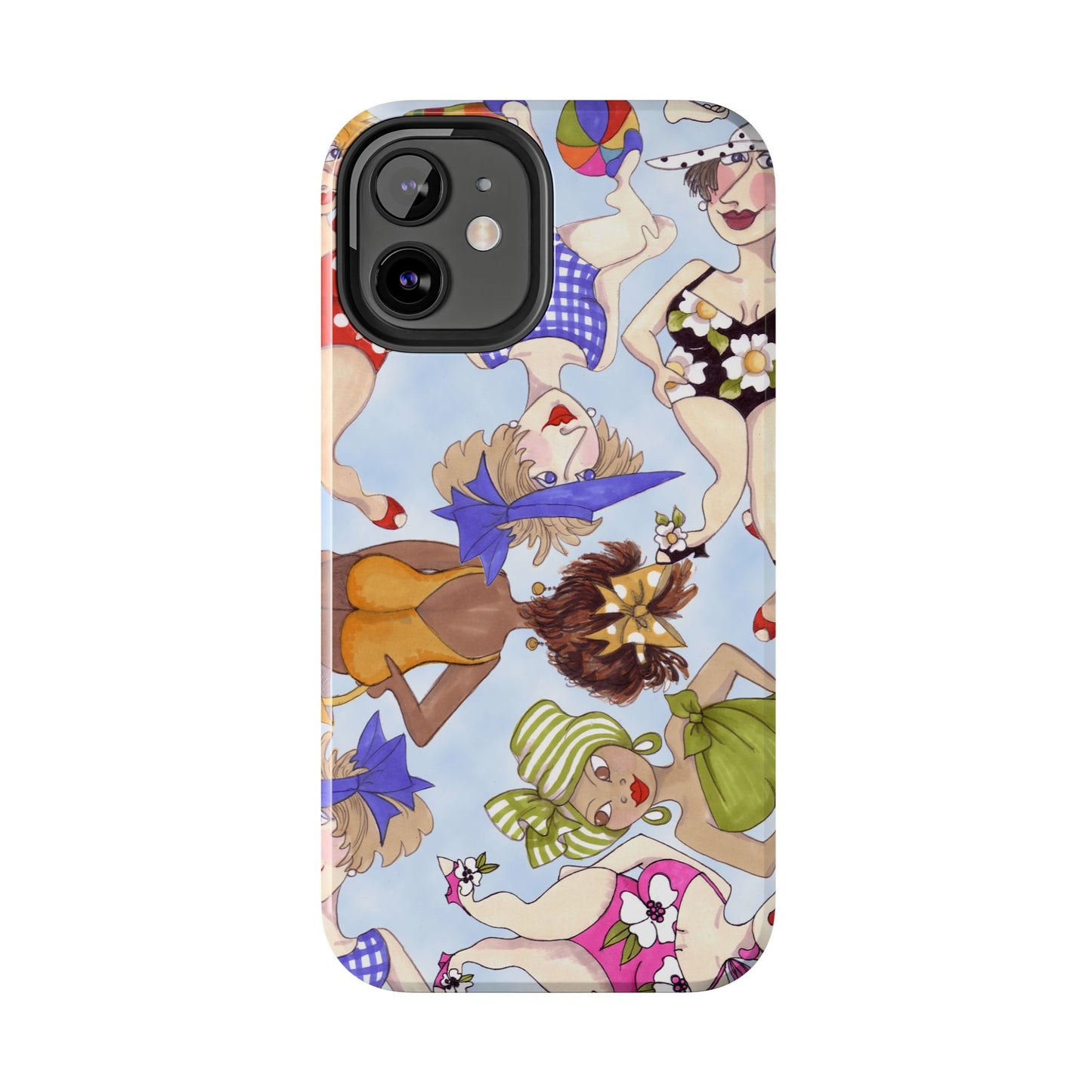 Bathing Beauties Blue Sky Phone Case