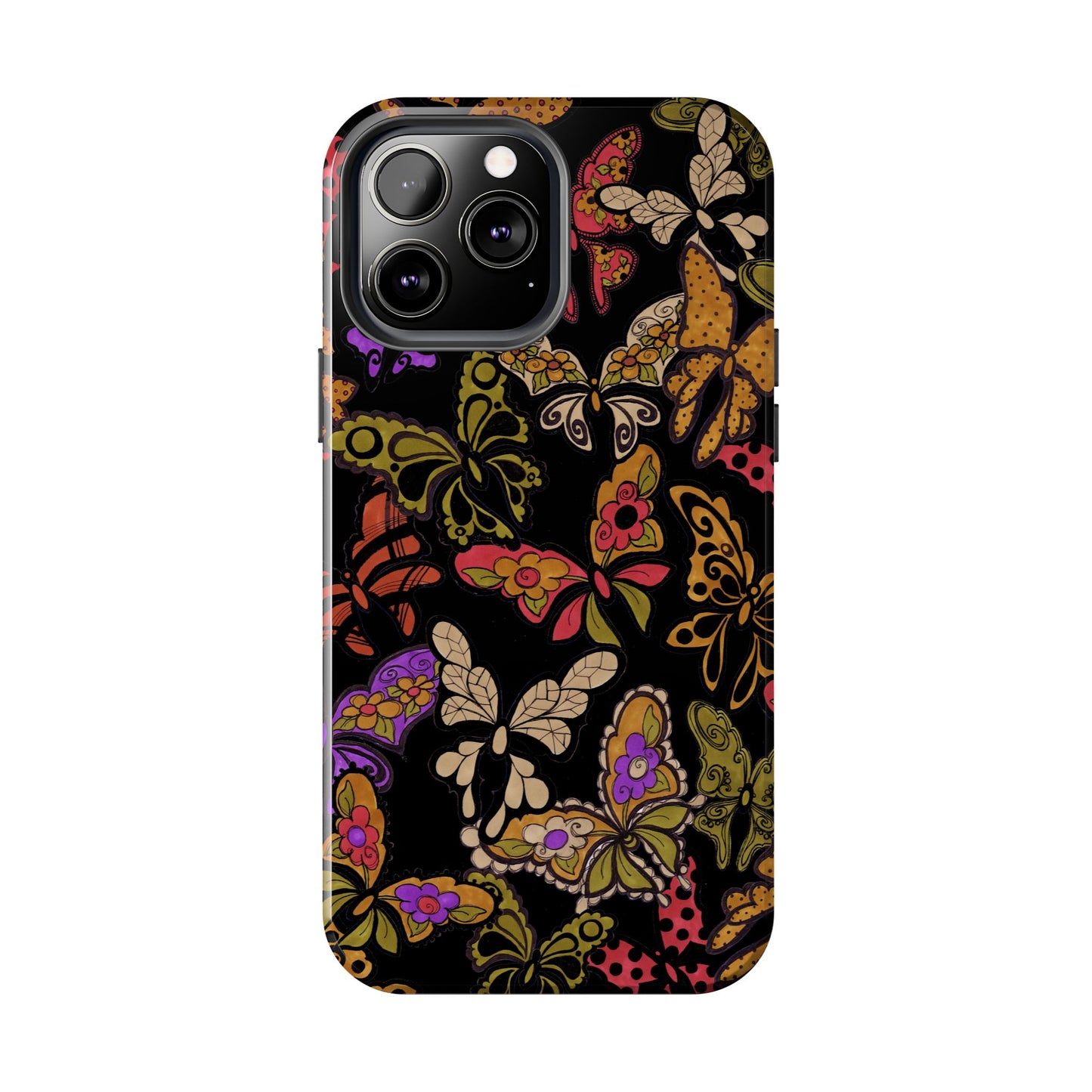 Flighty Black Phone Case