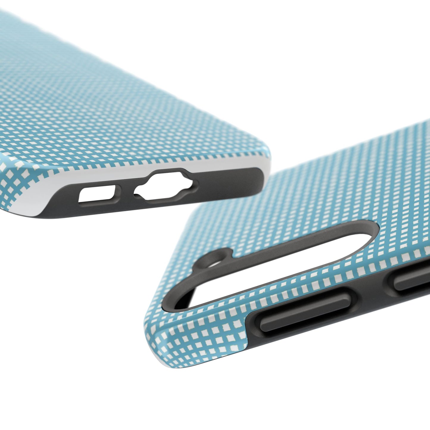 Chipper Check Turquoise Phone Case