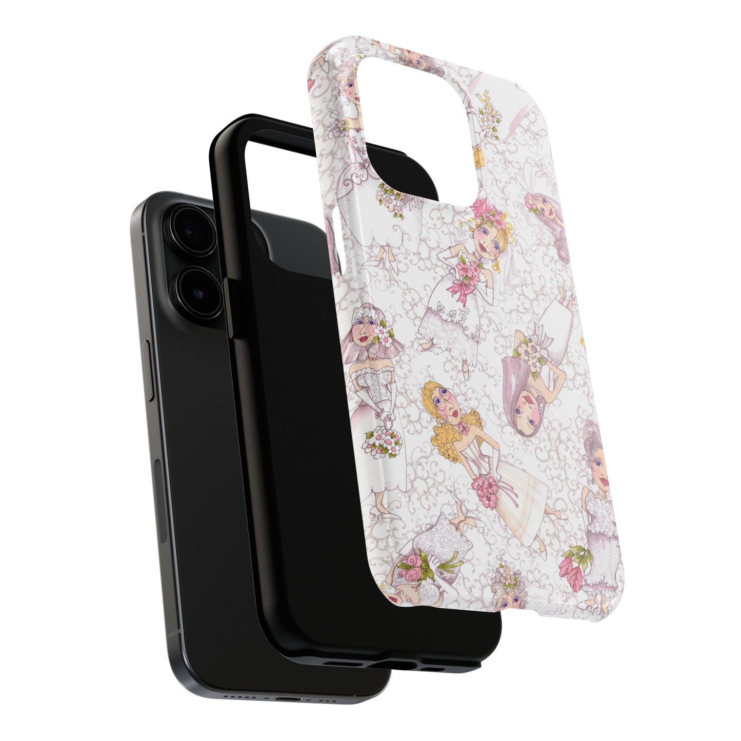 Bridal Scroll Phone Case