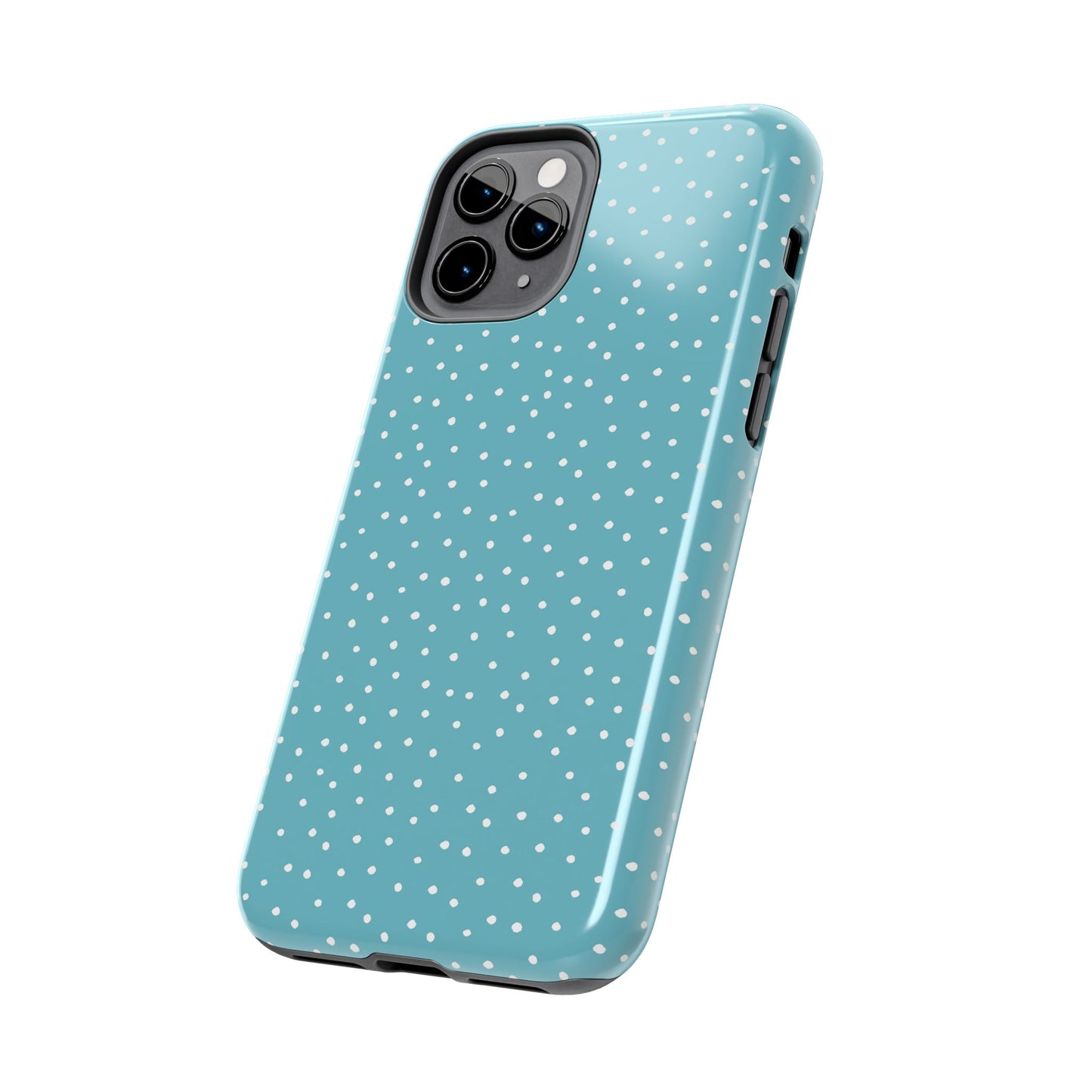 Dinky Dots Turquoise / White Phone Case