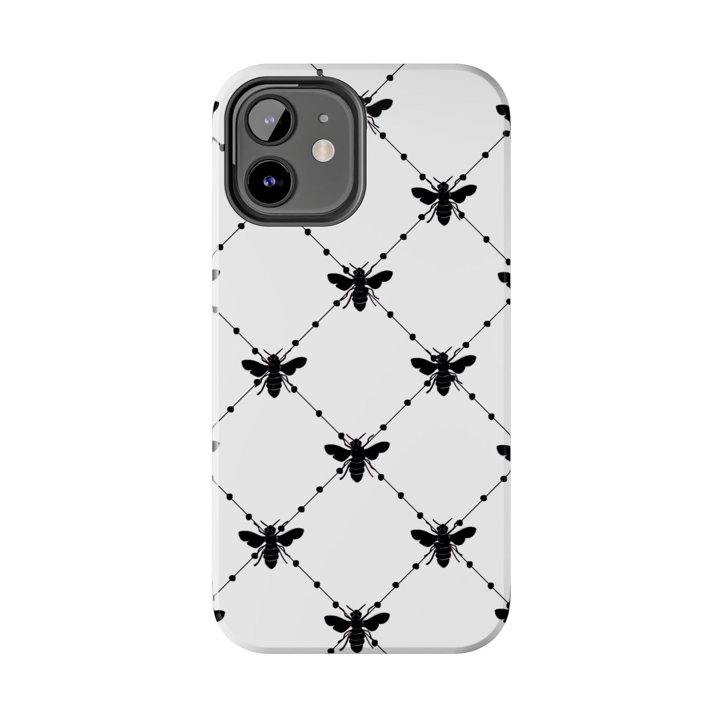 Beaded Bees White Phone Case