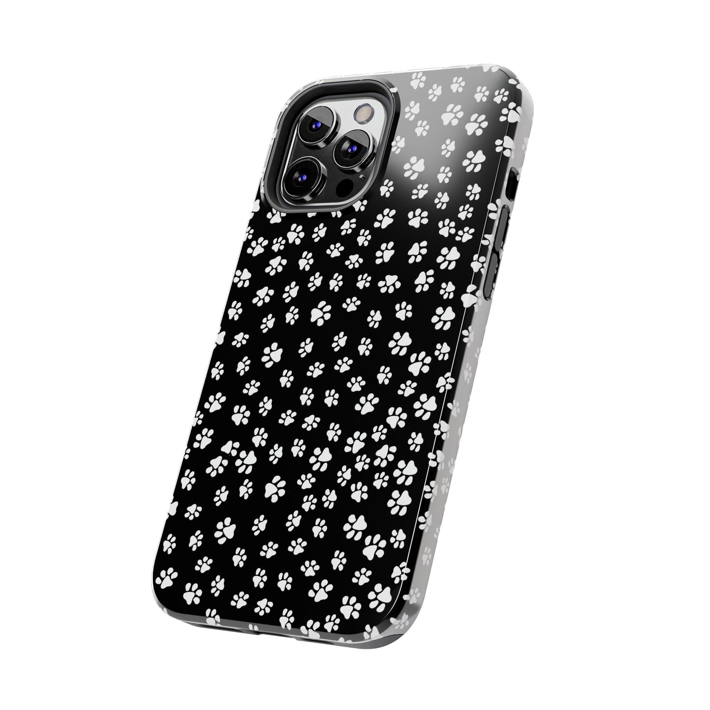 Little Paws Black / White Phone Case