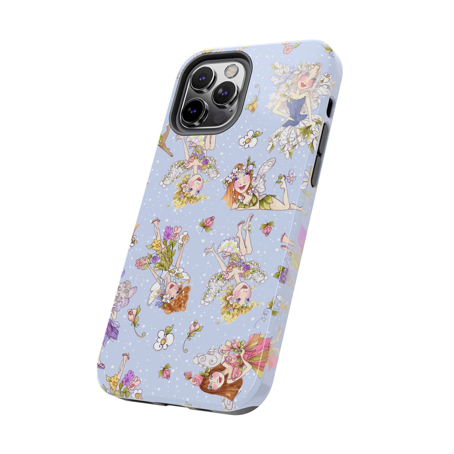 Tossed Fairies Blue Phone Case