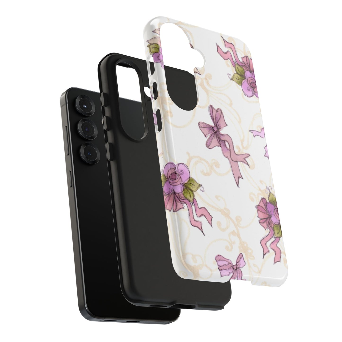 Flower Model Bow Flowers Phone Case