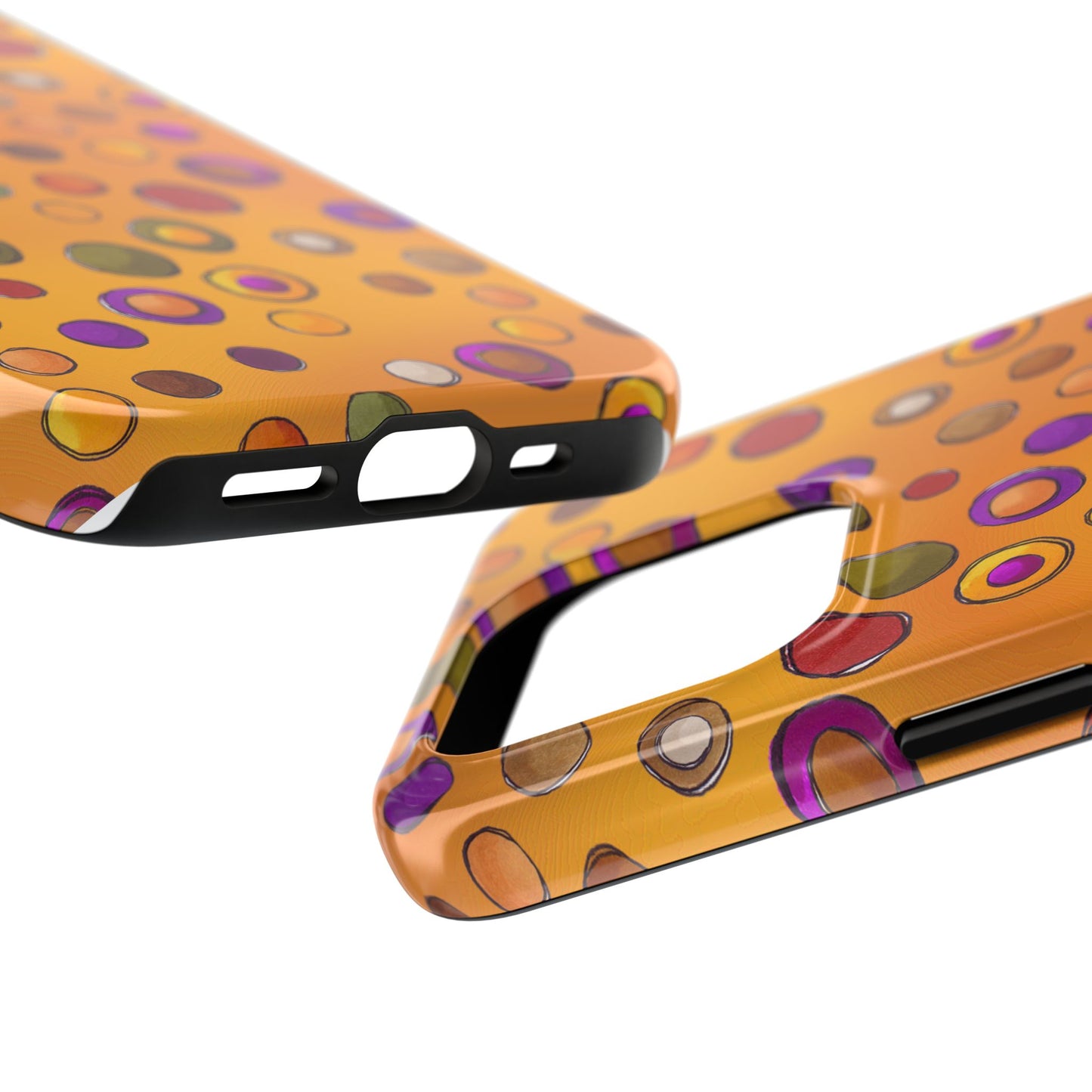 Double Dot Yellow Phone Case