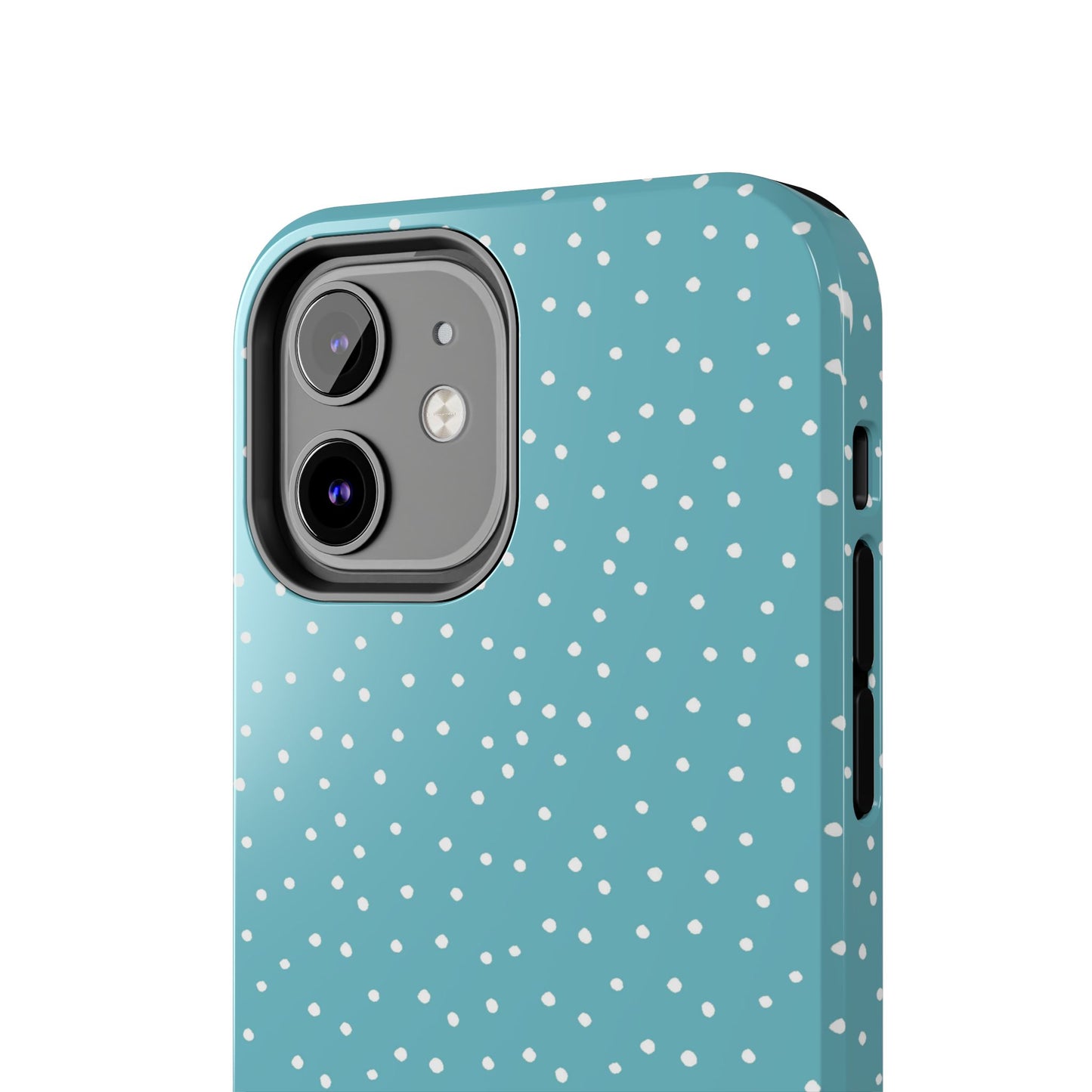 Dinky Dots Turquoise / White Phone Case
