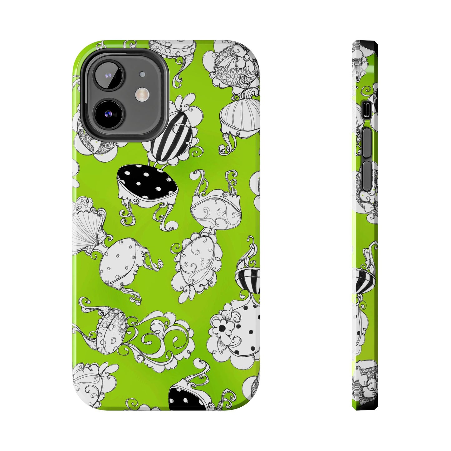 Bistro Chairs Lime Phone Case