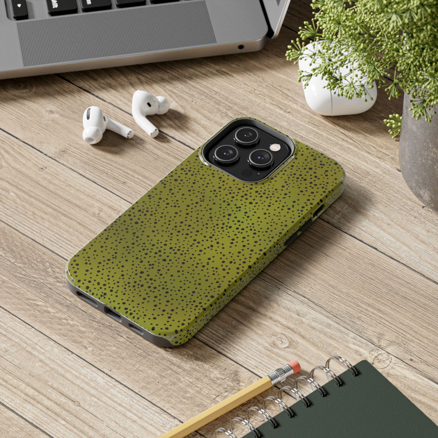 Pepper Dots Green Phone Case