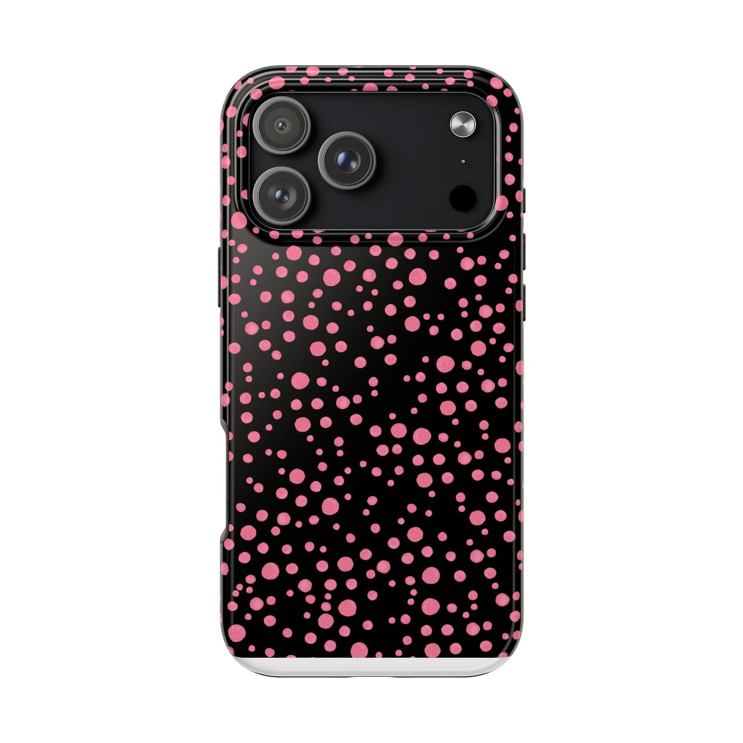 Balloon Dots Black / Pink Phone Case