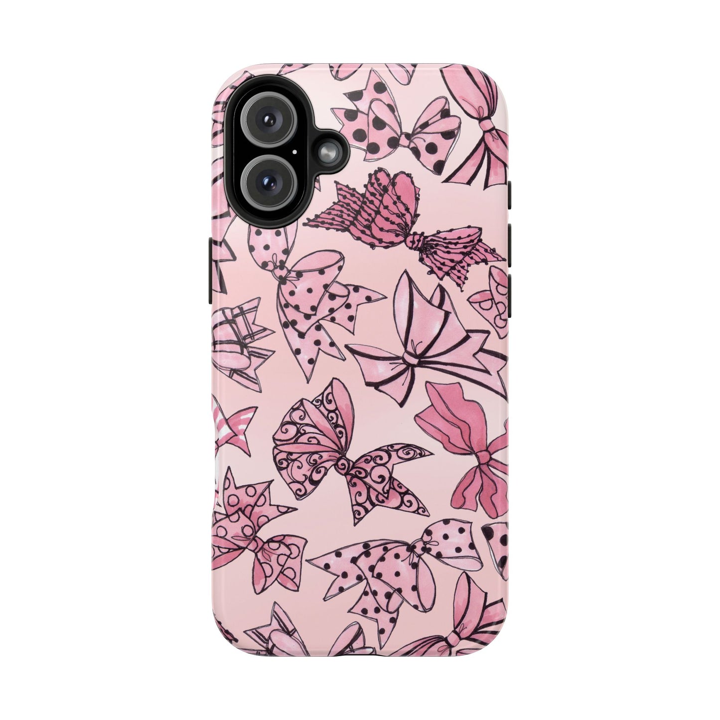 Blushing Bows Pink Sky Phone Case