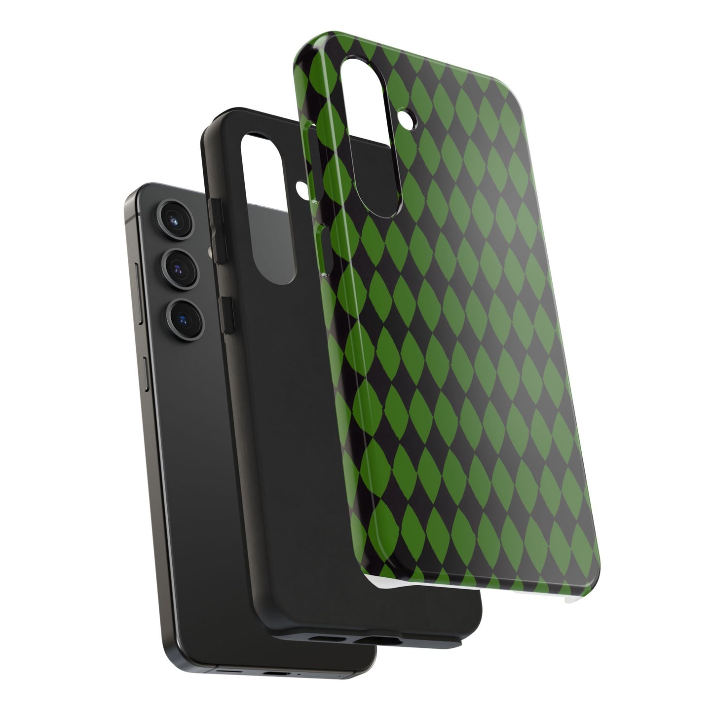 Diamond Green / Black Phone Case