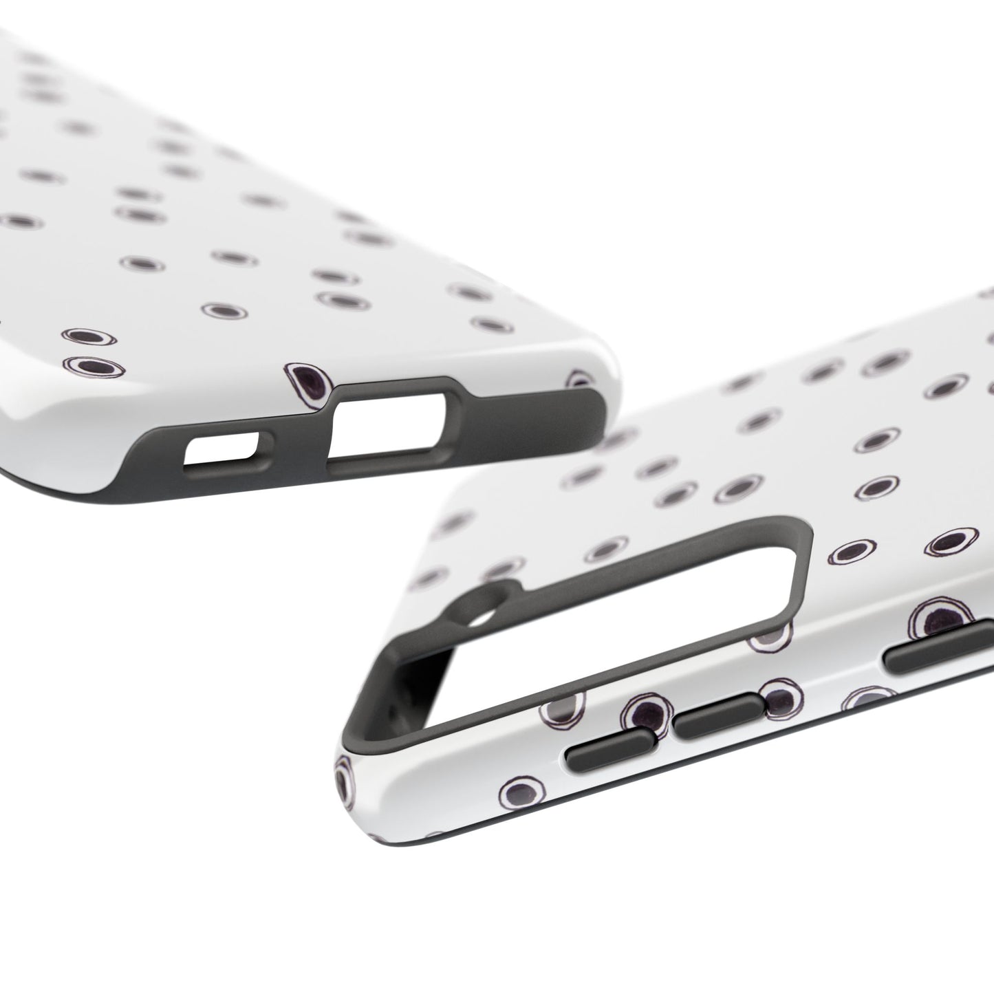 Halo Dots White Phone Case