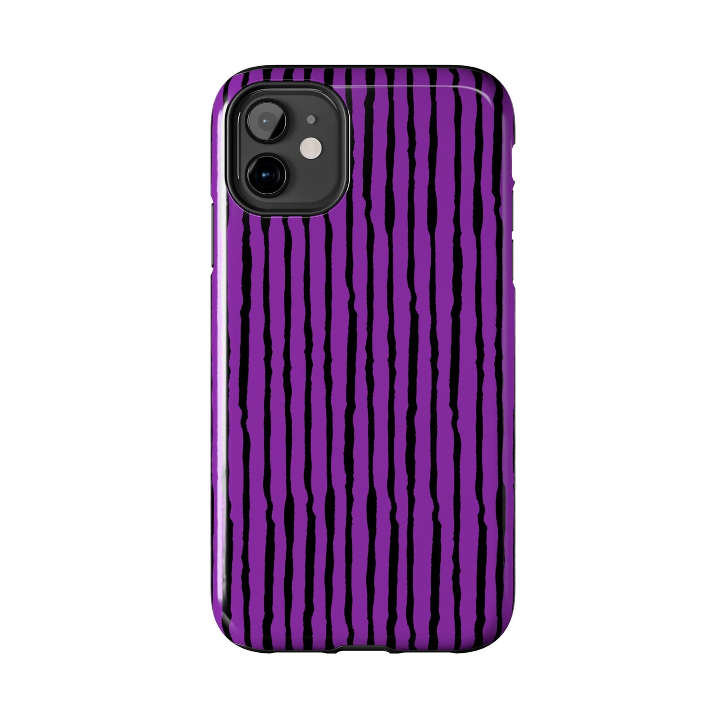 Sorta Stripe Purple / Black Phone Case
