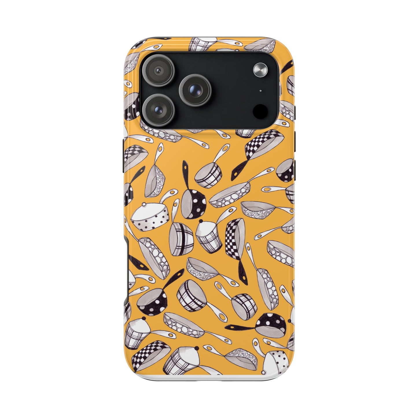 Pots & Pans Flyin' Yellow Phone Case