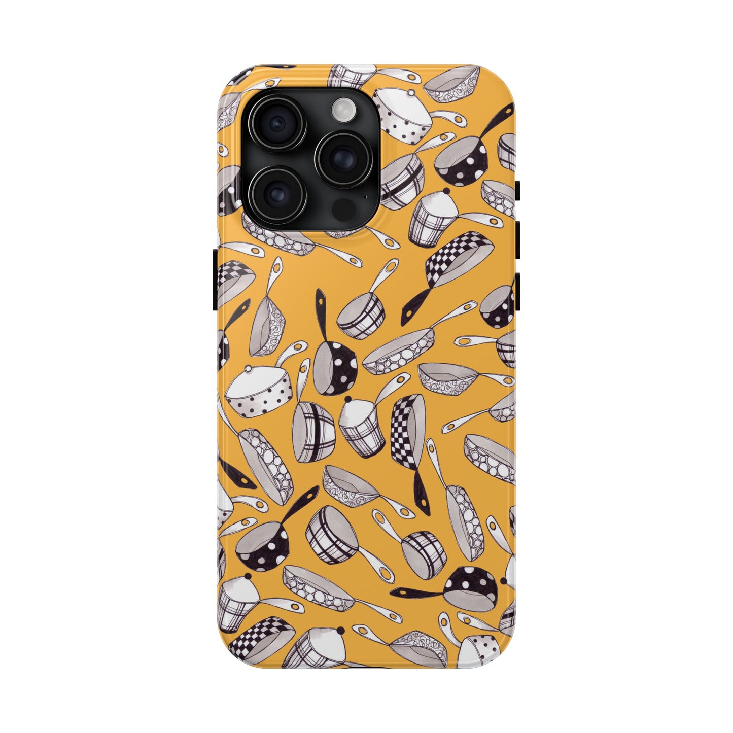 Pots & Pans Flyin' Yellow Phone Case