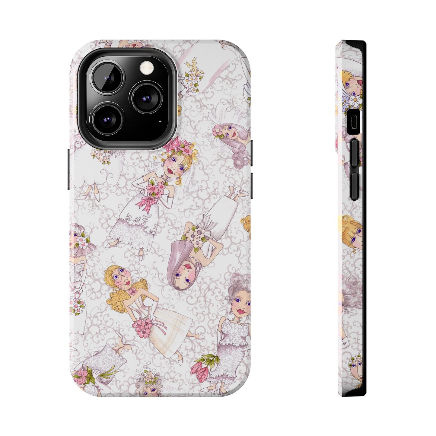 Bridal Scroll Phone Case