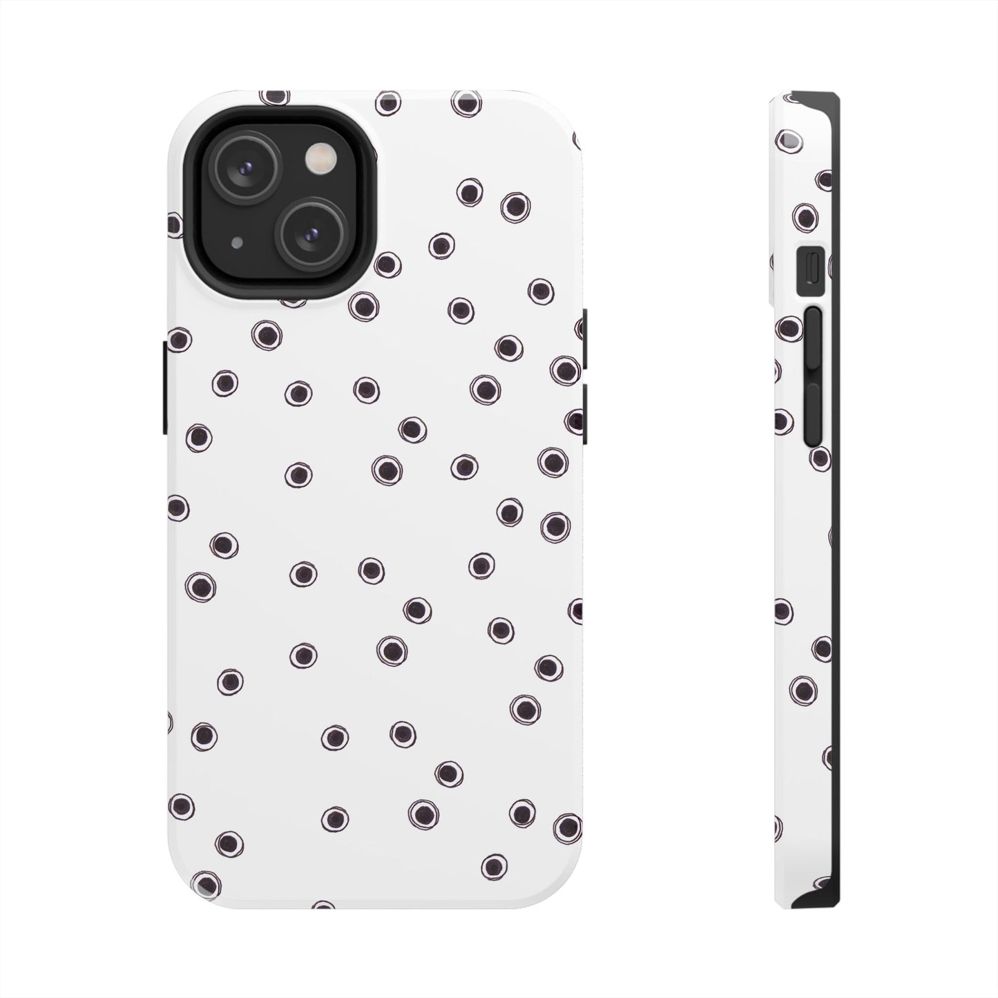 Halo Dots White Phone Case