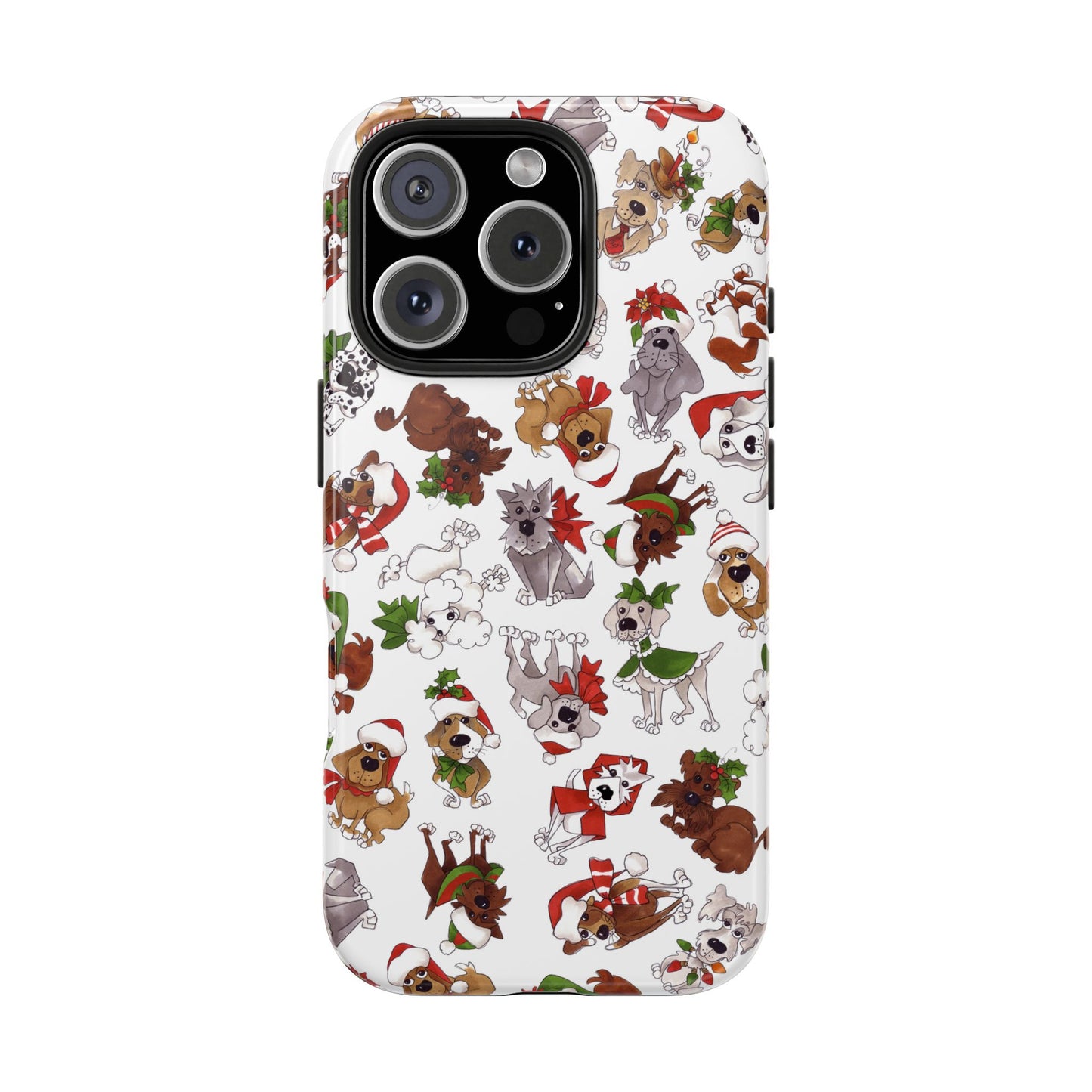 Doggie Toss White Phone Case