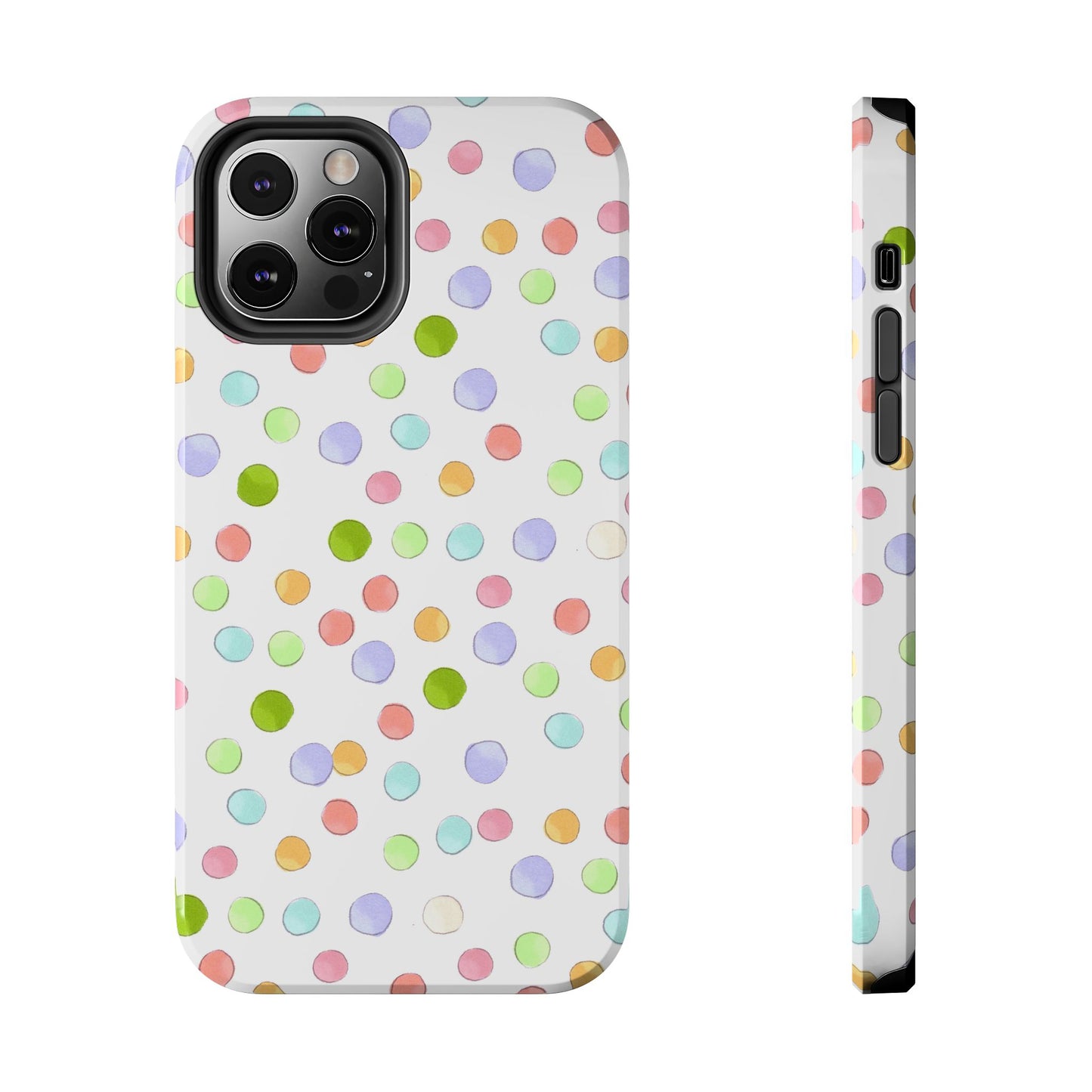 Happy Dots White Phone Case