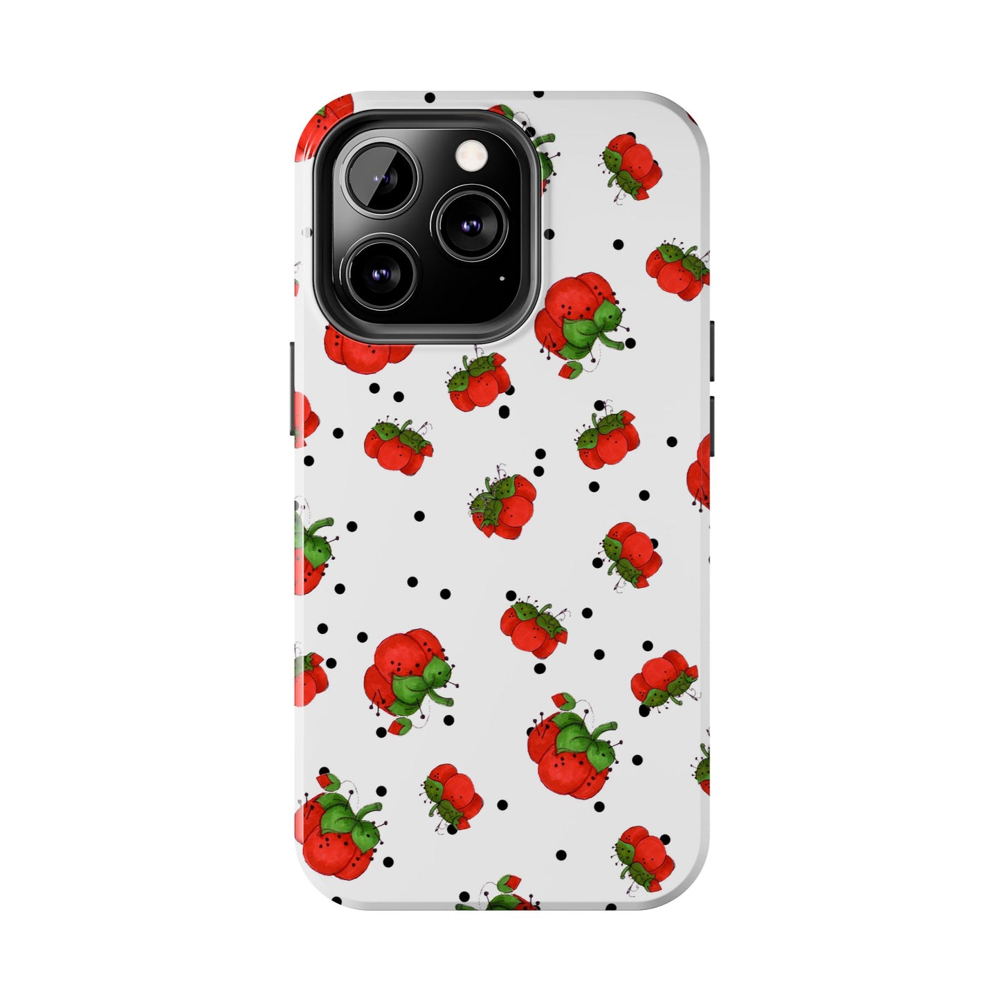 Pin Dots White Phone Case