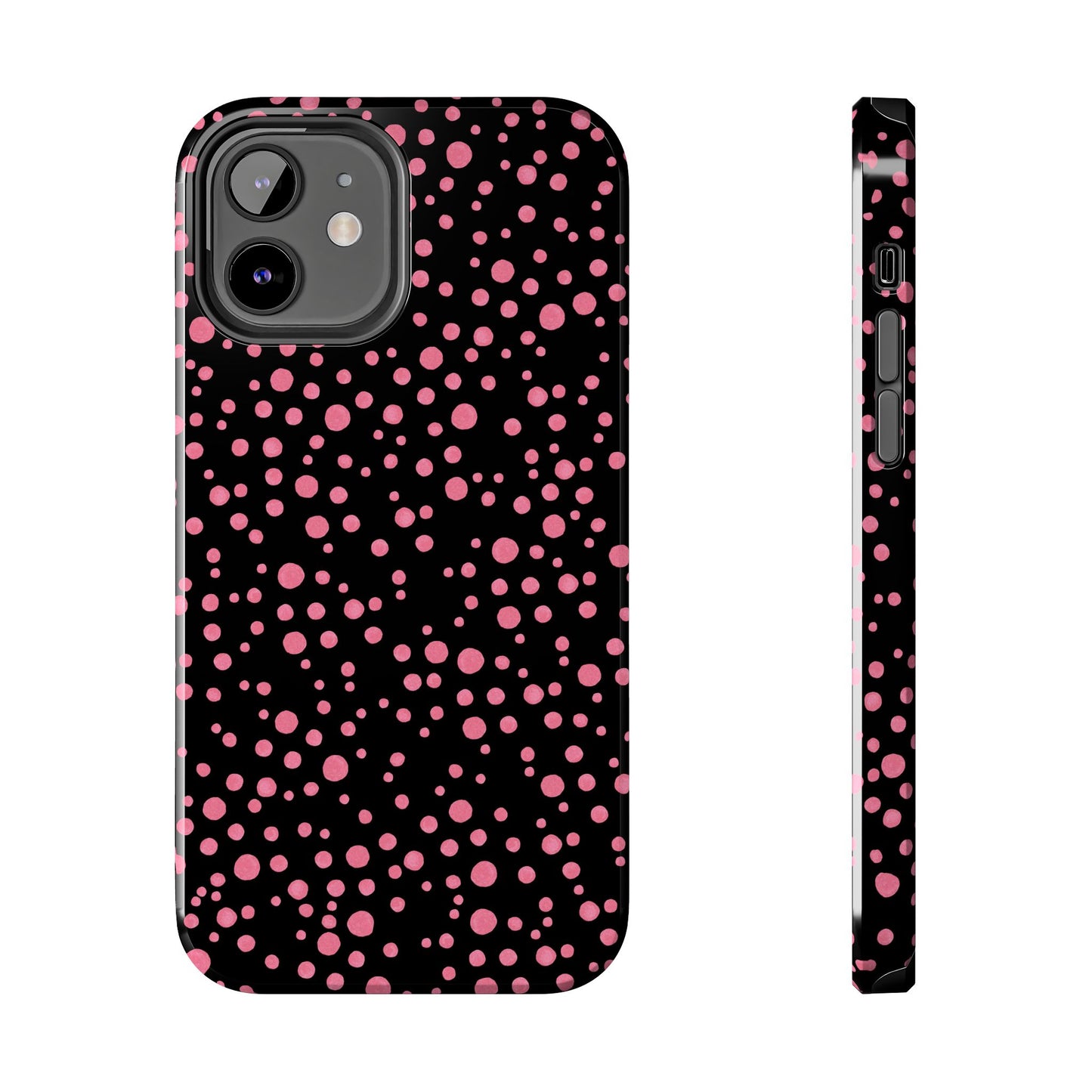 Balloon Dots Black / Pink Phone Case