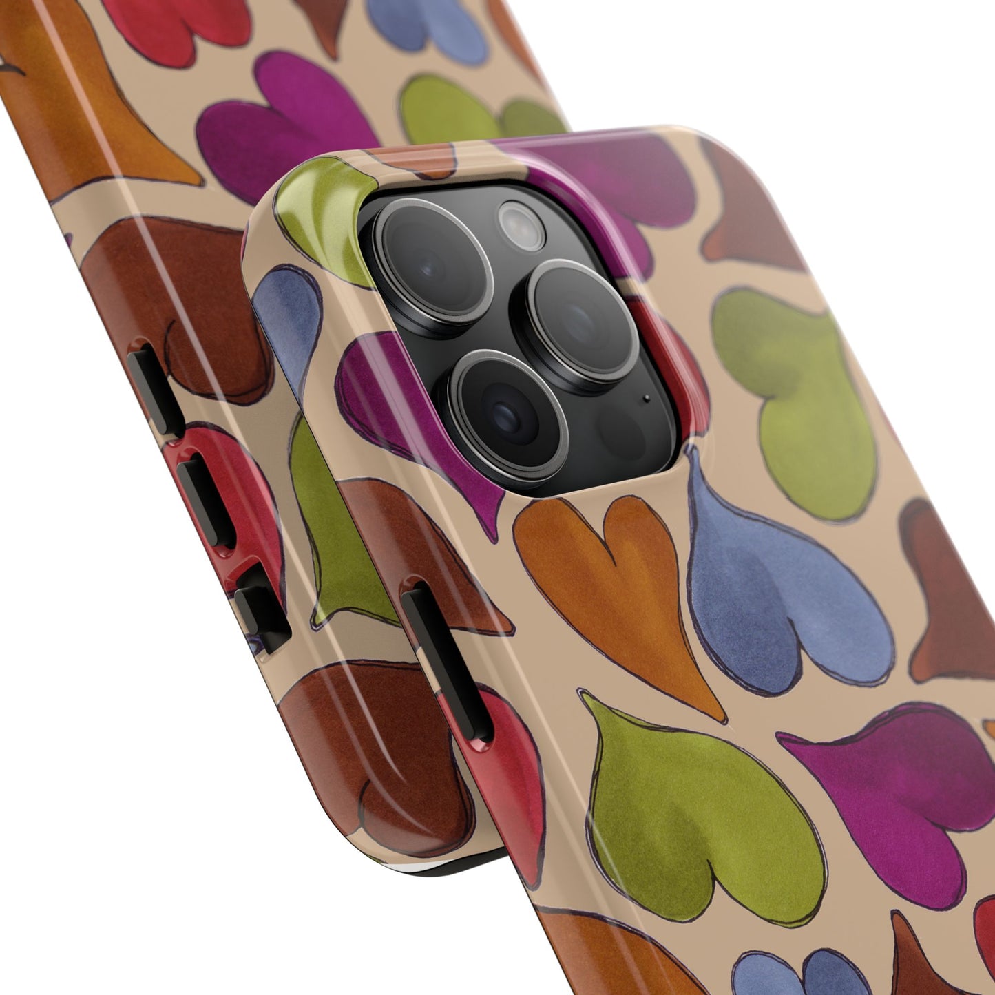 Big Hearted Khaki Phone Case