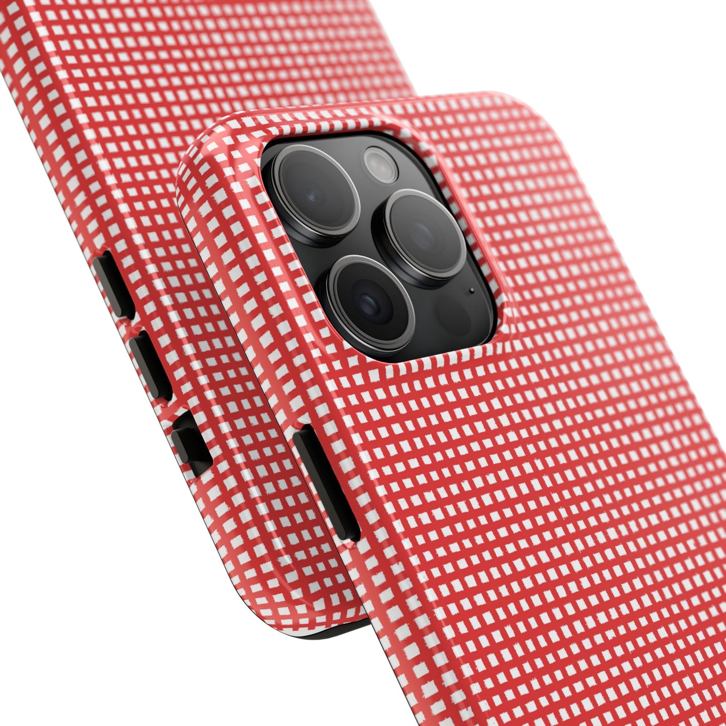 Chipper Check Red Phone Case