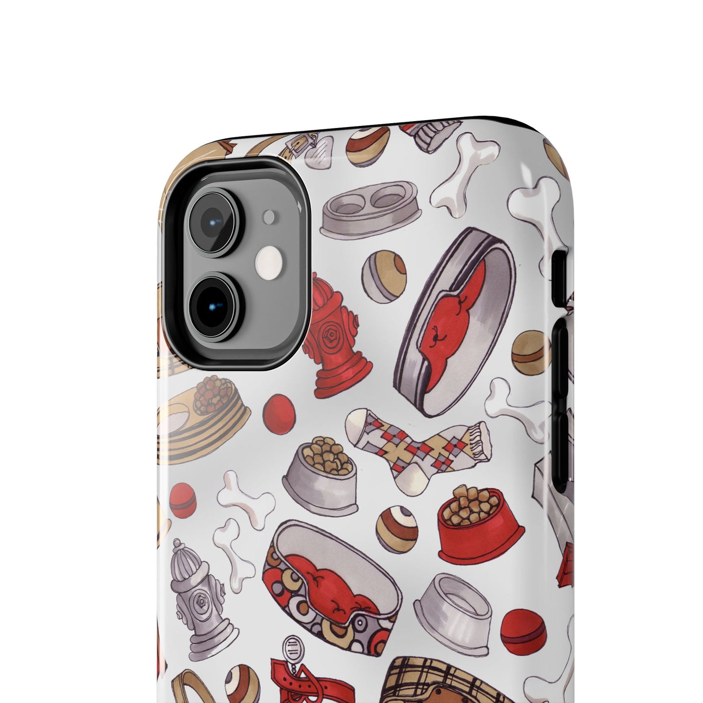 Doggie Stuff Gray Phone Case