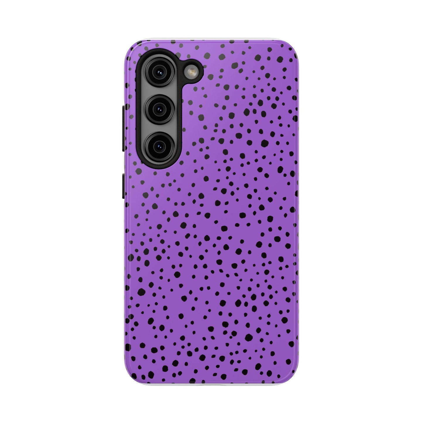 Pepper Dots Purple / Black Phone Case