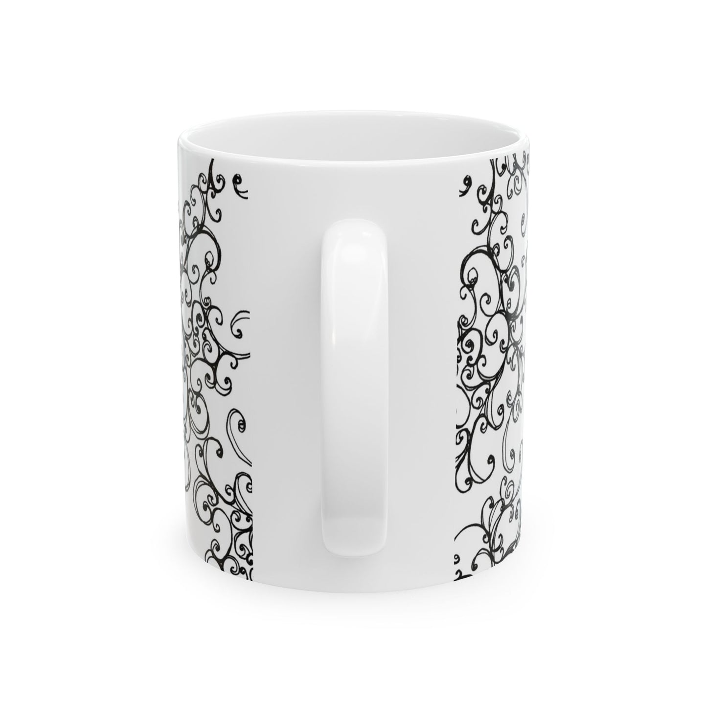 Poodle Scroll Cup
